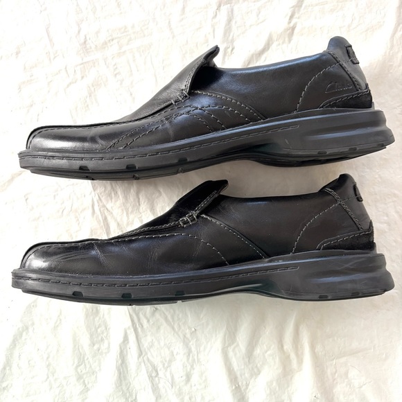 NWOT Clarks Gessler Step Black Leather Loafers Extreme comfort SZ 11 M main image 8